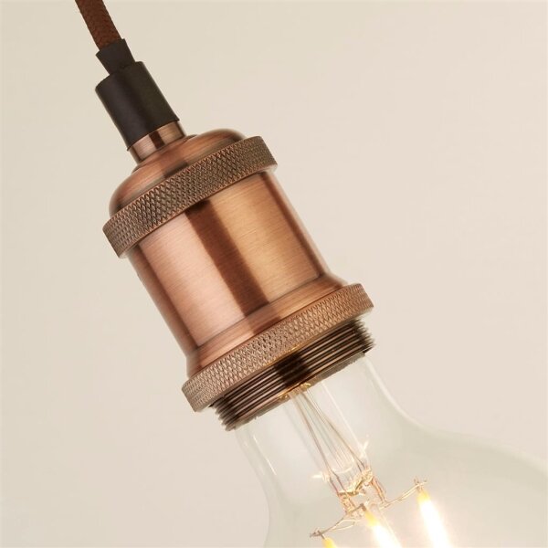 Searchlight 7461CU - Pendul pe cablu SUSPENSION 1xE27/60W/230V cupru