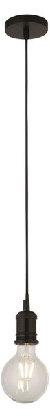 Searchlight 7461BK - Pendul cu cablu SUSPENSION 1xE27/60W/230V negru