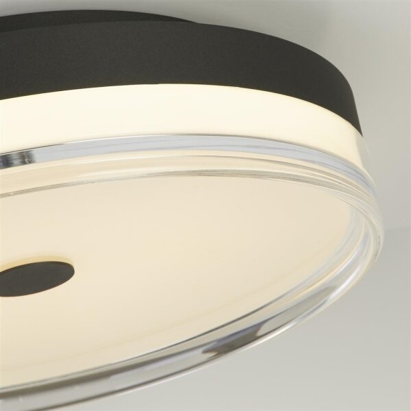 Searchlight 42651-40BK - Plafonieră LED CYPRUS/29W/230V, diam. 40 cm, neagră