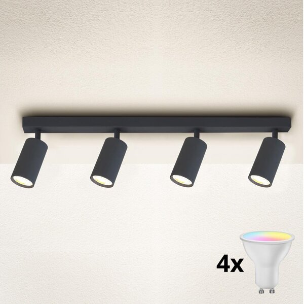 Brilagi - Spot LED RGBW dimabil SELE 4xGU10/4,8W/230V antracit