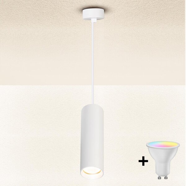 Brilagi - Lampă suspendată LED dimabilă pe cablu SELE 1xGU10/4,8W/230V, albă