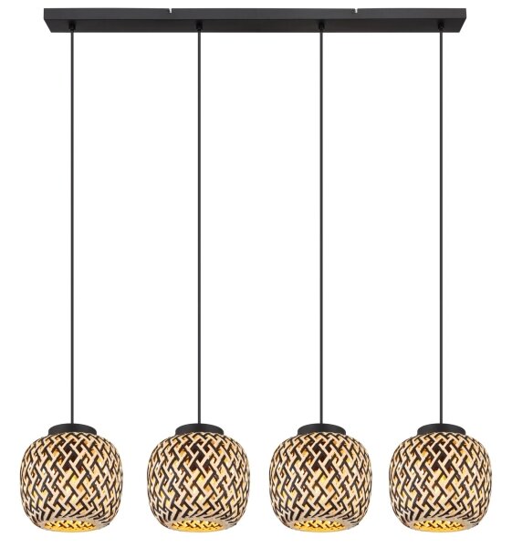 Lustră pe cablu Globo 15766-4H COLLY 4xE27/15W/230V
