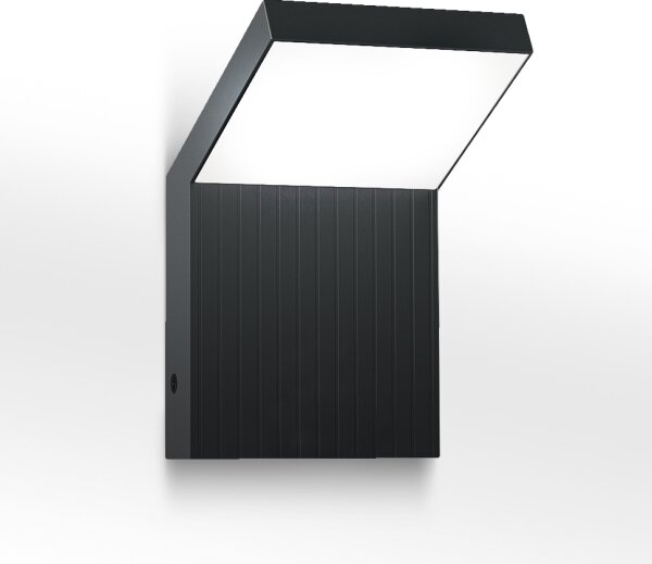 Brilagi - Aplica de exterior LED RIANO, 8W, 230V, antracit, IP65