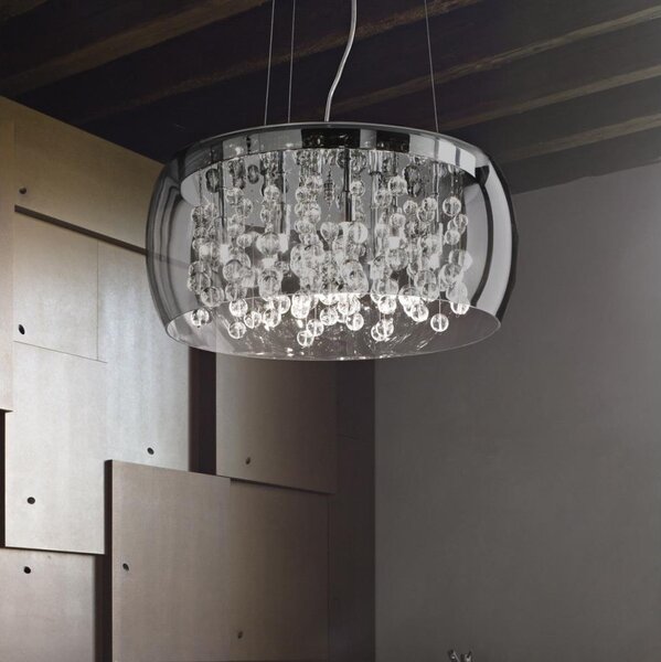 Lustră pe cablu Ideal Lux AUDI 5xG9/40W/230V transparent