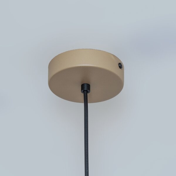 Pendul ETNA II pe cablu, 1xE27/15W/230V, diametru 18,5 cm, bej