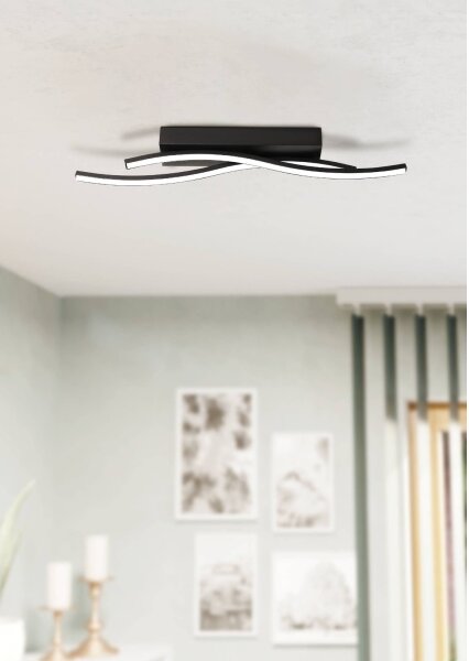 Plafonieră LED Eglo 31226 ALBORAYA LED/10,8W/230V 3000K negru