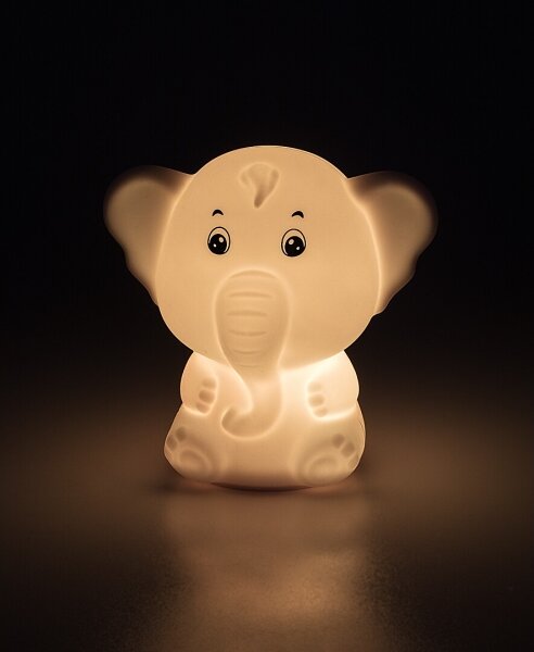 Rabalux 76042 - Lampă de veghe tactilă LED RGB LIGHTIMALS LED/0,05W/1xCR2032, elefant