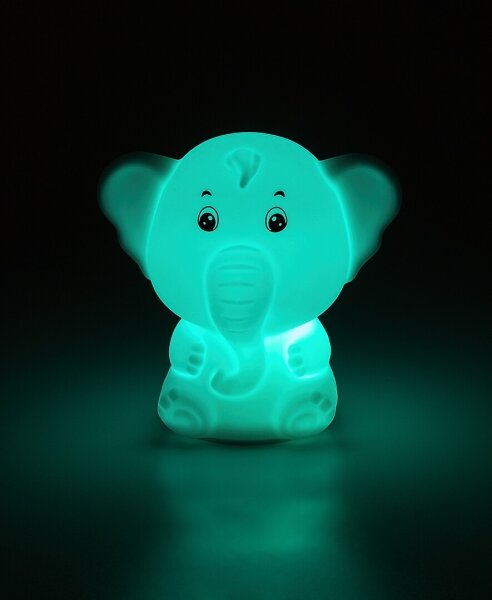 Rabalux 76042 - Lampă de veghe tactilă LED RGB LIGHTIMALS LED/0,05W/1xCR2032, elefant