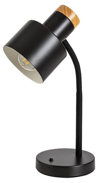 Rabalux 74096 - Lampă de masă PASTRO 1xE27/20W/230V neagră