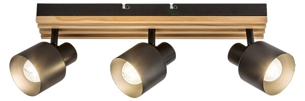 Rabalux 73422 - Plafonieră NOXELLE cu 3 spoturi, 3xE14/10W/230V