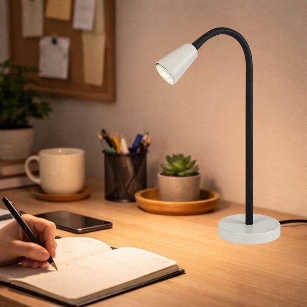 Rabalux 74093 - Lampă de masă ALDO 1xGU10/7W/230V crem