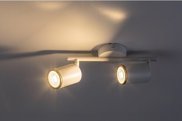 Rabalux 73105 - Spot NOLIE 2xGU10/15W/230V, alb
