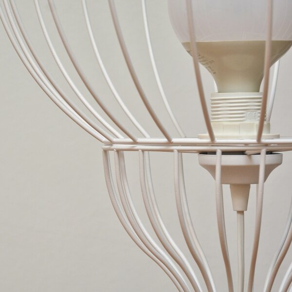 Lampă de podea MERCURE, 1xE27/15W/230V, albă