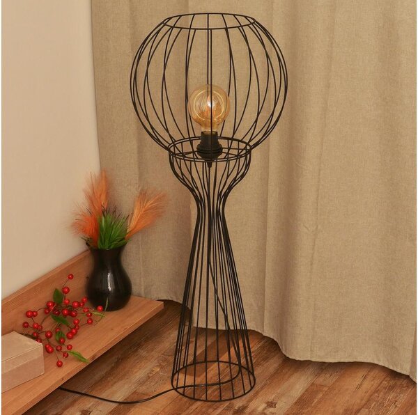 Lampadar MERCURE, 1x E27/15W/230V, negru