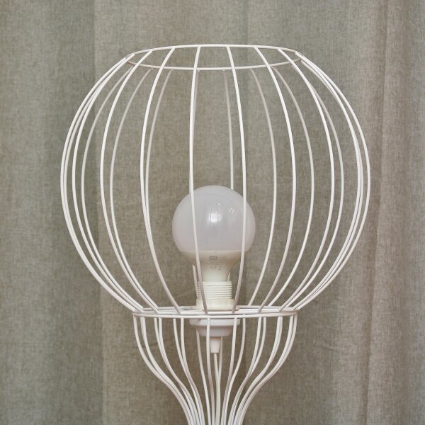 Lampă de podea MERCURE, 1xE27/15W/230V, albă