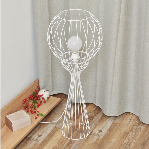 Lampă de podea MERCURE, 1xE27/15W/230V, albă