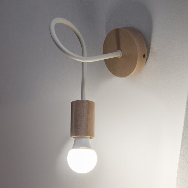 Aplică de perete OXFORD 1xE27/15W/230V pin/crem