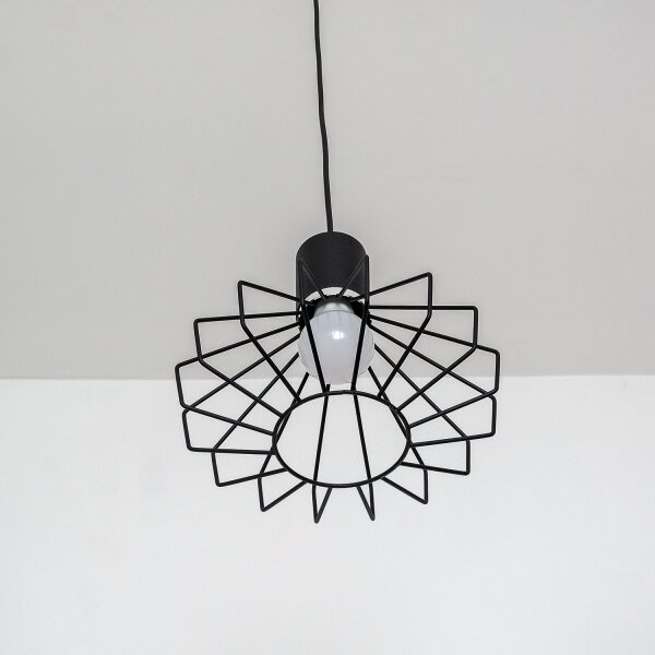 Candelabru suspendat pe cablu SOLANO 3xE27/15W/230V negru/crom lucios