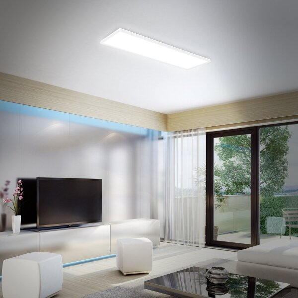 Briloner 7404-016 - Panou LED aplicat RGBW dimabil/22W/230V 4000K + telecomandă