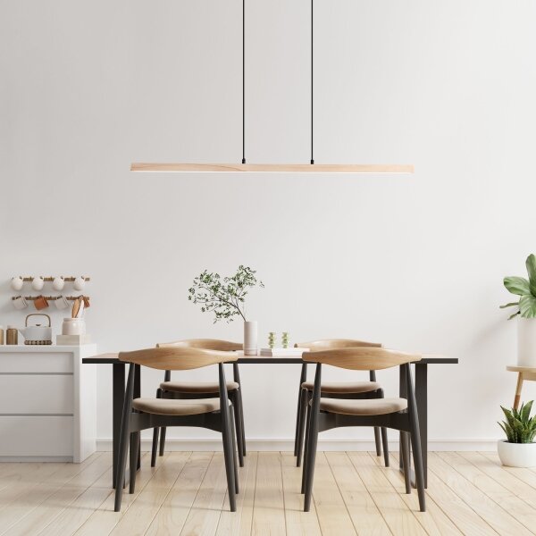 Brilliant - Lustră LED pe cablu ARION LED/22W/230V, lemn de pin