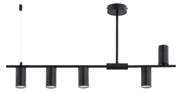 Lustră pe tijă URANOS 5xGU10/10W/230V, negru