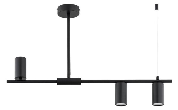 Candelabru pe tijă URANOS 3xGU10/10W/230V, negru