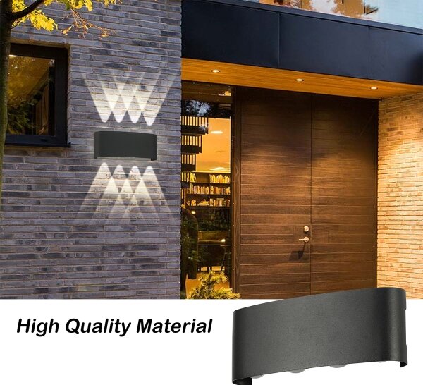 Brilagi - Aplica LED de exterior FLAREBOX LED/8W/230V negru IP65