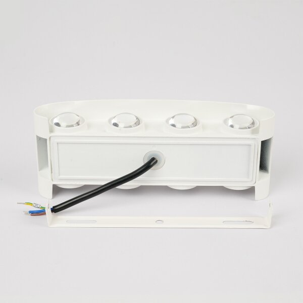 Brilagi - Aplica LED de exterior FLAREBOX, 8W, 230V, alb, IP65
