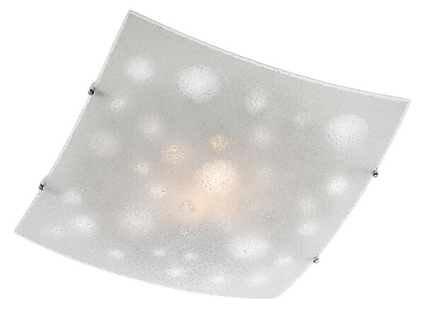 Redo ISIDE 05-904 - Plafonieră 1x E27/42W/230V, 30x30 cm, transparentă