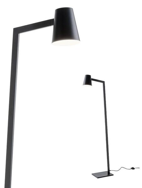 Redo 01-1557 - Lampă de podea MINGO 1xE27/42W/230V neagră