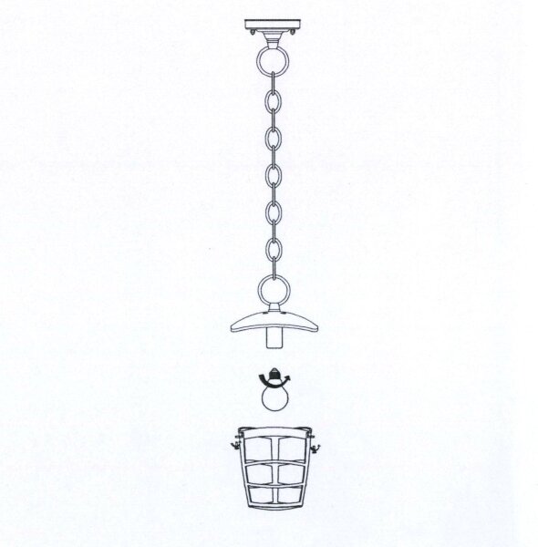 Eglo 93406 - Candelabru LED de exterior ALORIA, 1x E27/8,5 W/230 V, IP44