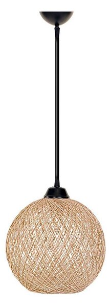 Lustră pe cablu JUTE 1xE27/60W/230V bej