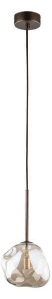 Pendul pe cablu LAVA 1xG9/8W/230V bronz/bej fumuriu