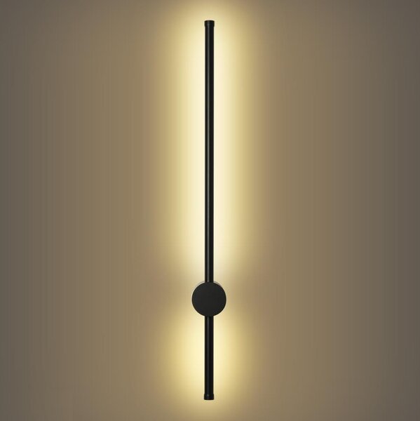 Brilagi - Aplică de exterior AURA LED/12W/230V 3000K IP54 negru