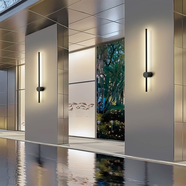Brilagi - Aplică de perete pentru exterior AURA LED/12W/230V 4000K IP54 negru