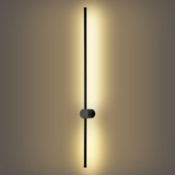 Brilagi - Aplica LED de exterior AURA LED/20W/230V 3000K IP54 negru