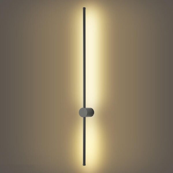 Brilagi - Aplică LED de exterior AURA, 20W, 230V, 3000K, IP54, antracit