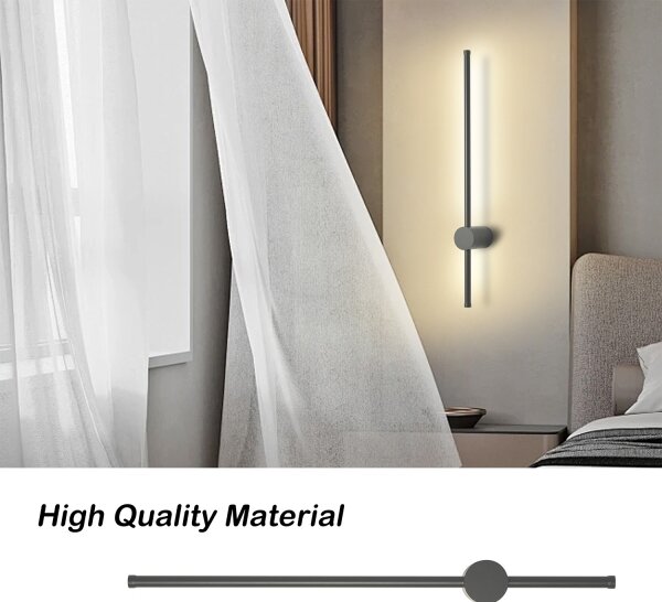 Brilagi - Aplică LED de exterior AURA, 12W, 230V, 4000K, IP54, antracit