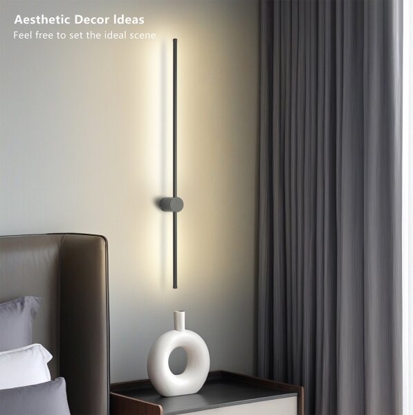 Brilagi - Aplică LED de exterior AURA, 20W, 230V, 3000K, IP54, antracit