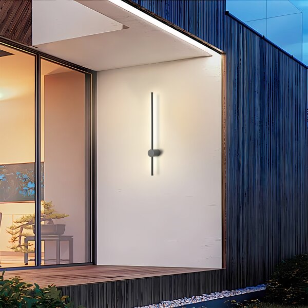 Brilagi - Aplică LED de exterior AURA, 12W, 230V, 4000K, IP54, antracit