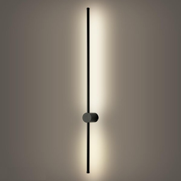 Brilagi - Aplica LED de exterior AURA, 20W, 230V, 4000K, IP54, negru