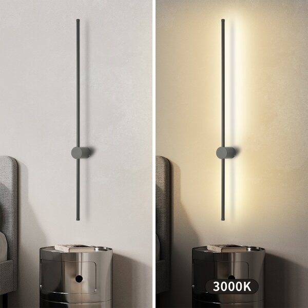 Brilagi - Aplică LED de exterior AURA, 20W, 230V, 3000K, IP54, antracit