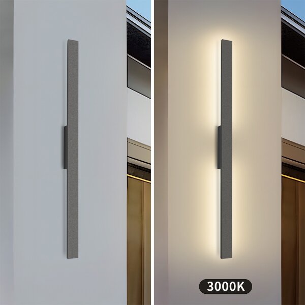 Brilagi - Aplică LED de exterior LUNA, 24W, 230V, 3000K, IP65, antracit