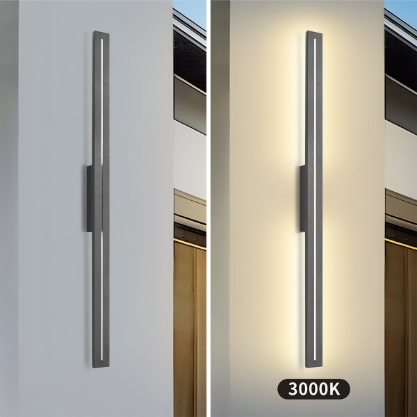 Brilagi - Aplică LED de exterior LINEO LED/24W/230V 3000K IP65 antracit