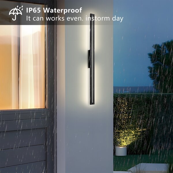 Brilagi - Aplică de perete LED pentru exterior LINEO LED/24W/230V 4000K IP65 neagră