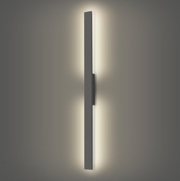 Brilagi - Aplica LED de exterior LUNA, 24 W, 230 V, 4000 K, IP65, antracit
