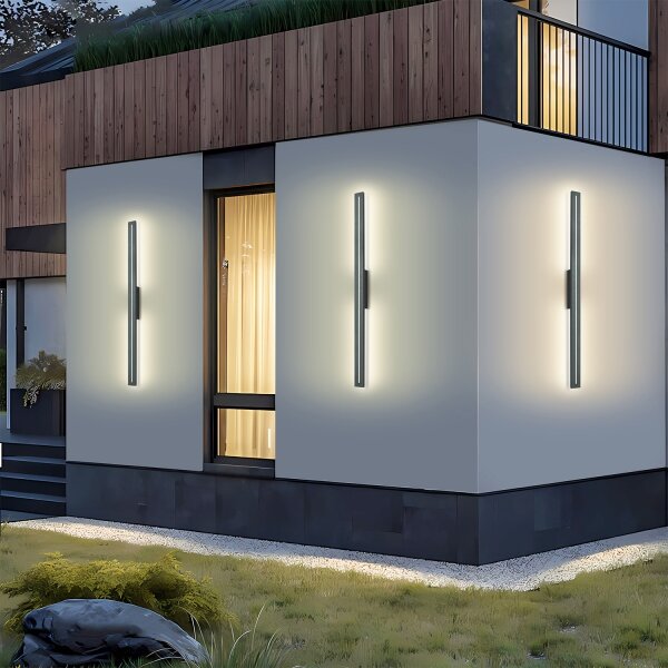 Brilagi - Aplică LED de exterior LINEO LED/24W/230V 3000K IP65 antracit