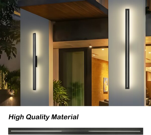 Brilagi - Aplică de perete LED pentru exterior LINEO LED/24W/230V 4000K IP65 neagră