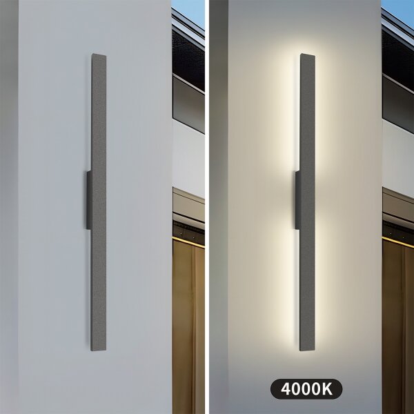 Brilagi - Aplica LED de exterior LUNA, 24 W, 230 V, 4000 K, IP65, antracit