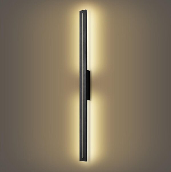 Brilagi - Aplică LED de exterior LINEO LED/24W/230V 3000K IP65 negru